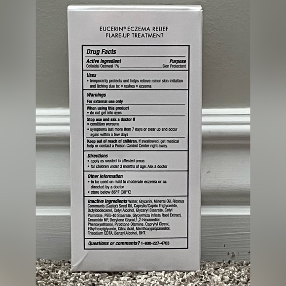 Eucerin Eczema Relief Flare-Up Treatment “New” in Box, see Description. - Picture 4 of 7